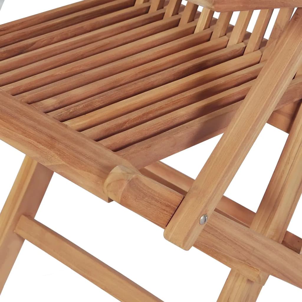 Ensemble à manger de jardin 5 pcs Bois de teck massif - XIOS