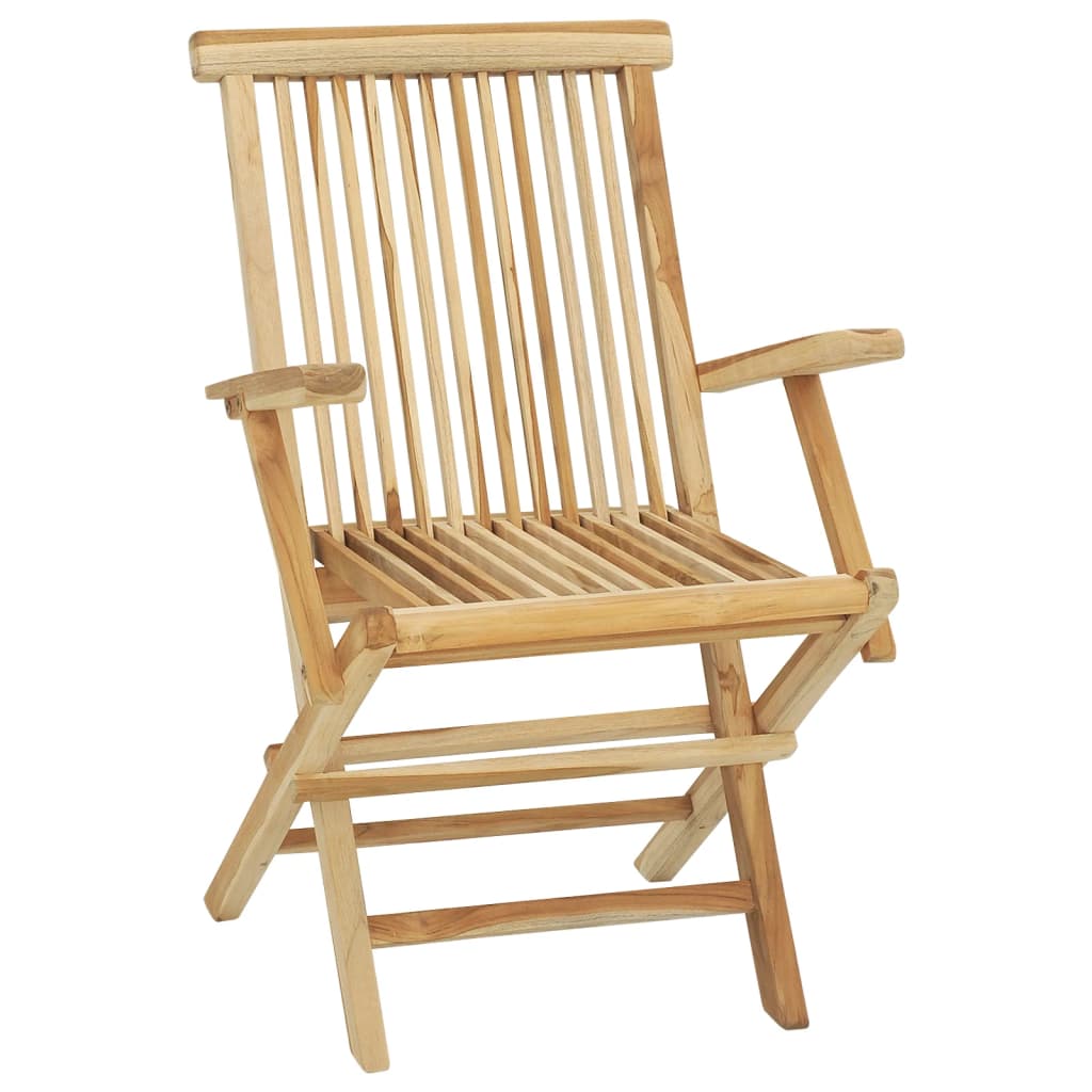 Ensemble à manger d'extérieur 5pcs Bois solide de teck - XIOS