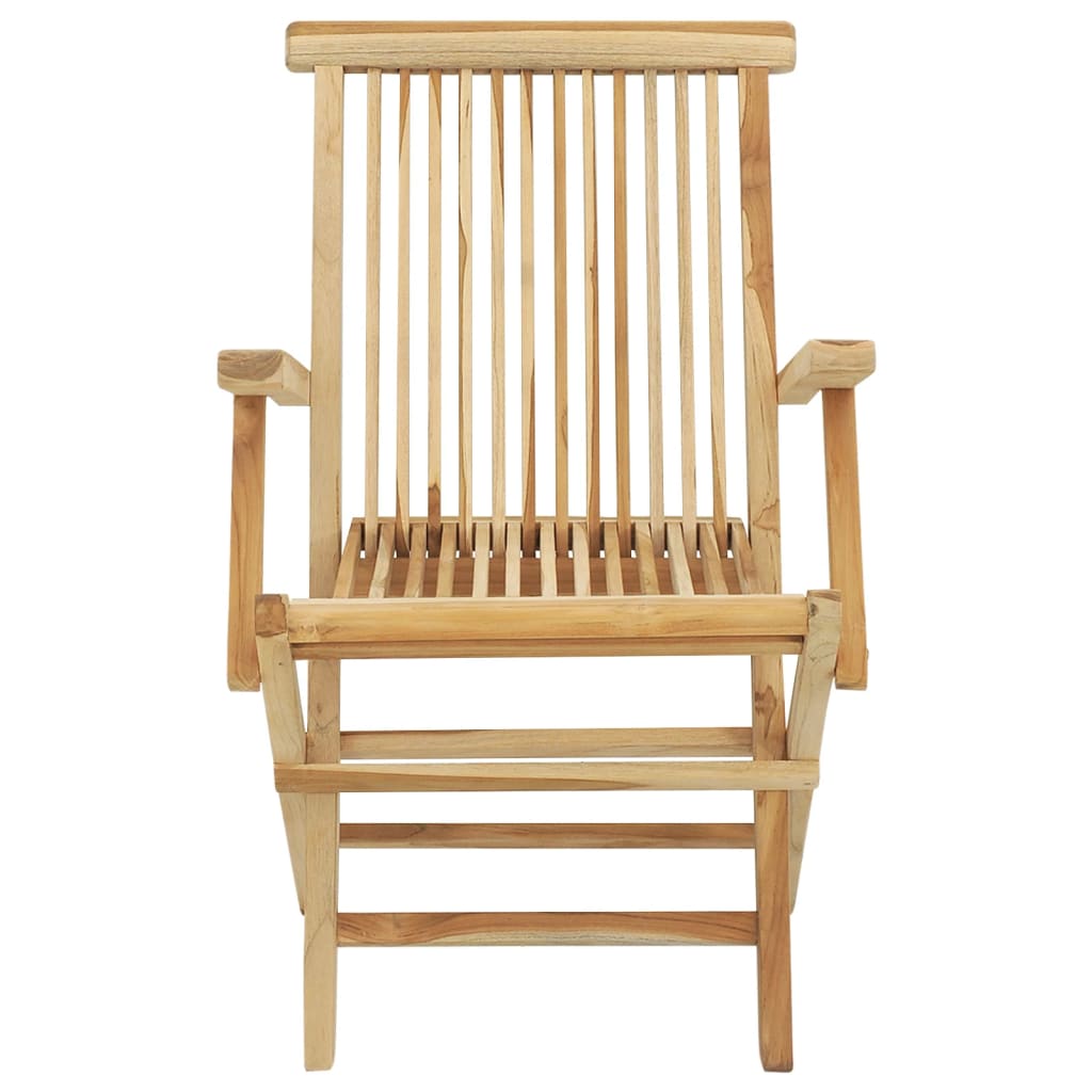 Ensemble à manger d'extérieur 5pcs Bois solide de teck - XIOS