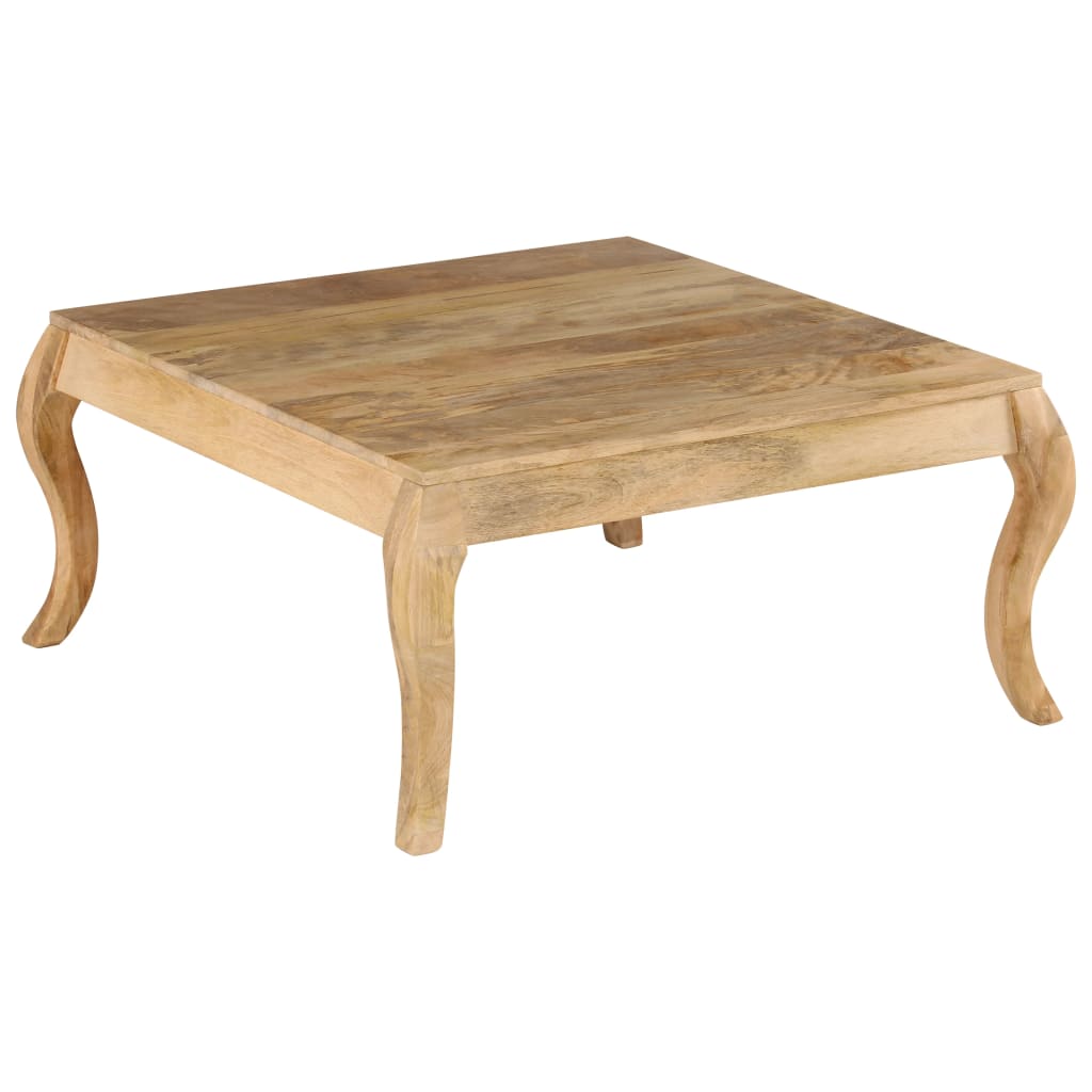 Table basse 80x80x40 cm Bois de manguier massif - XIOS
