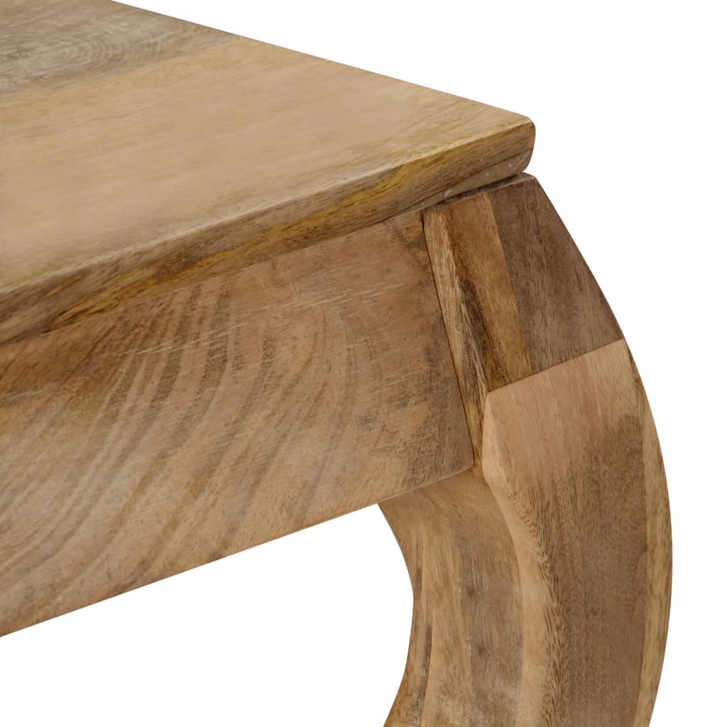 Table basse 80x80x40 cm Bois de manguier massif - XIOS