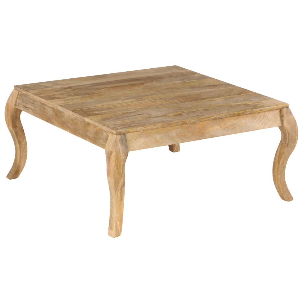 Table basse 80x80x40 cm Bois de manguier massif - XIOS