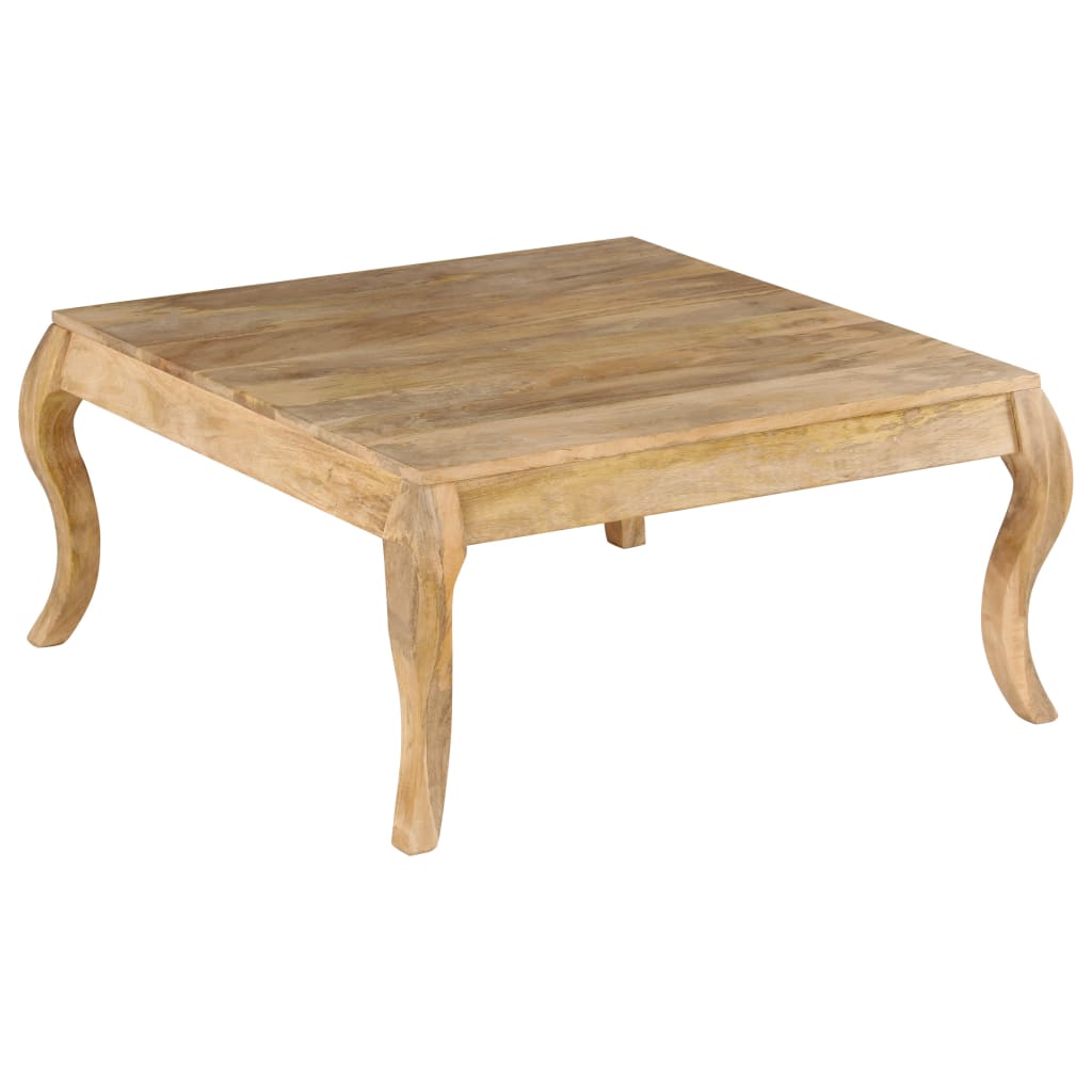 Table basse 80x80x40 cm Bois de manguier massif - XIOS