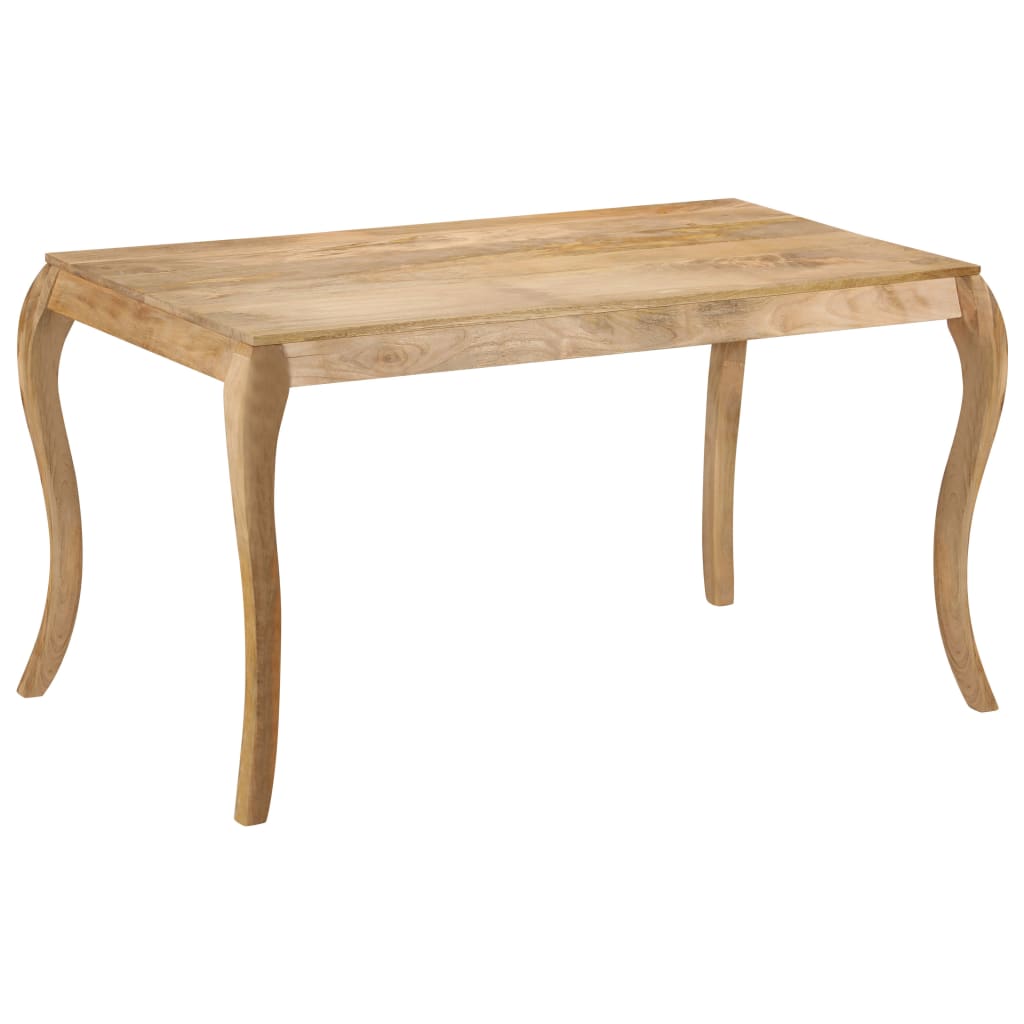 Table de salle à manger 135x75x76 cm Bois de manguier massif - XIOS