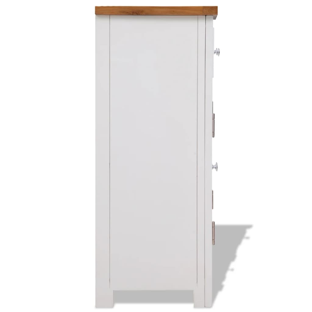 Buffet 90x33,5x83 cm Bois de chêne massif - XIOS
