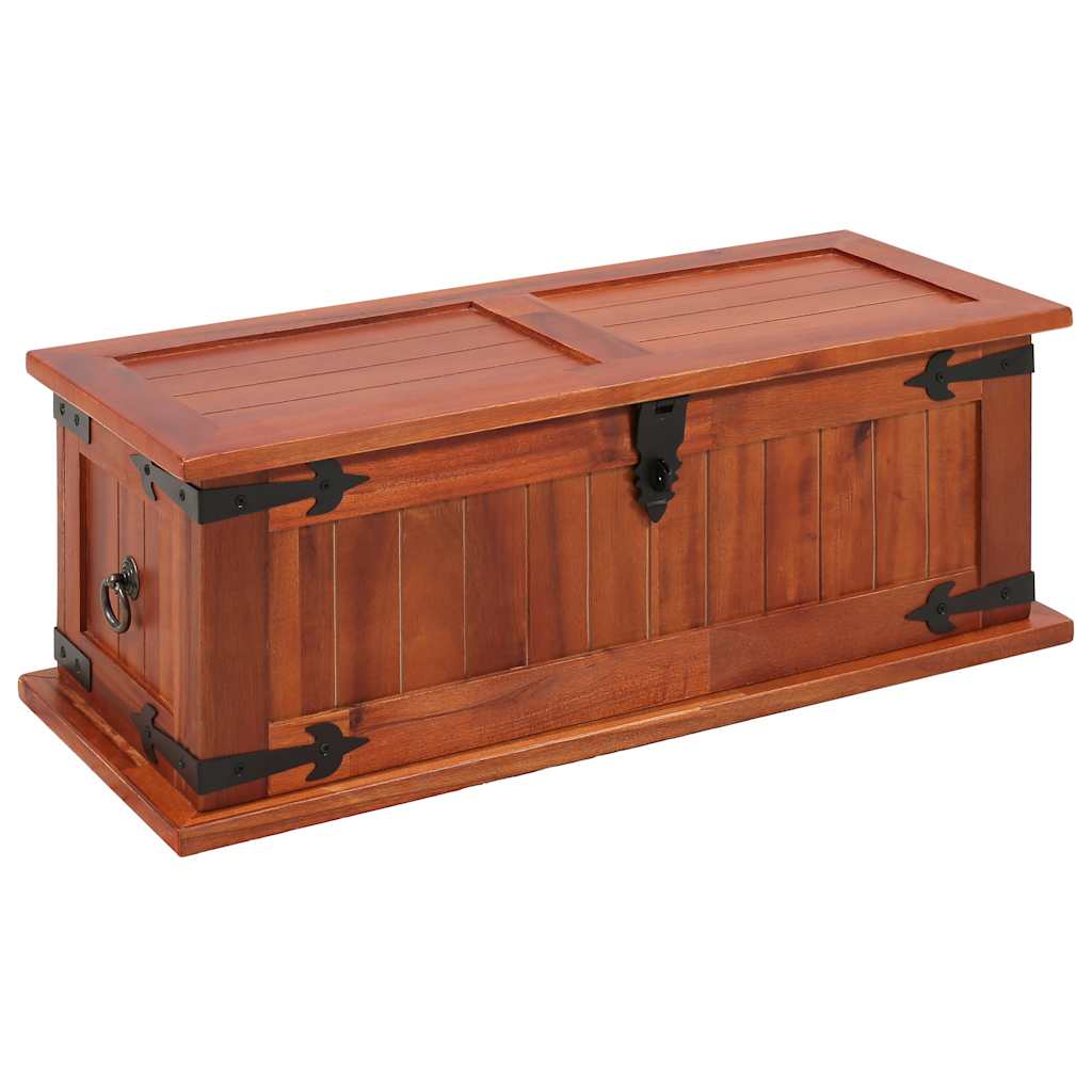 Coffre de rangement 60x25x22 cm Bois d'acacia solide - XIOS