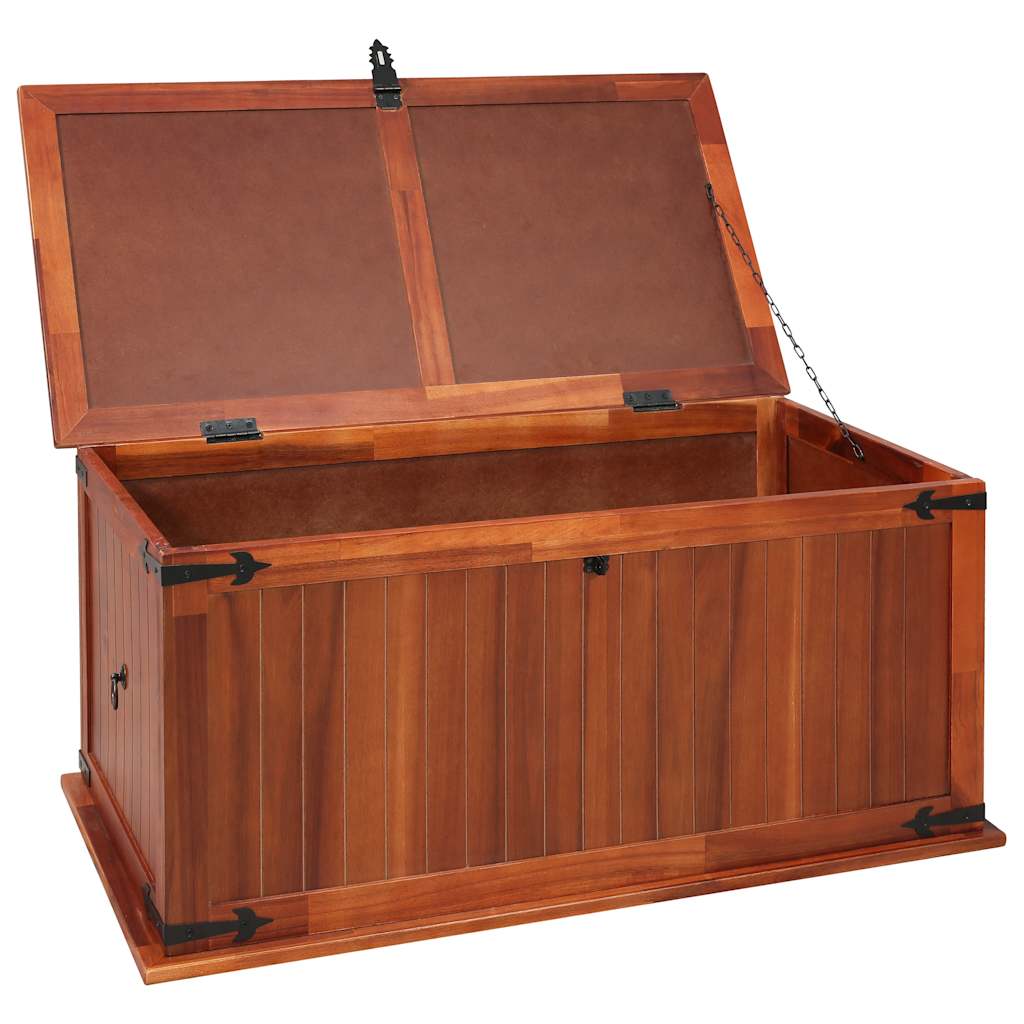 Coffre de rangement 79x34x32 cm Bois d'acacia solide - XIOS