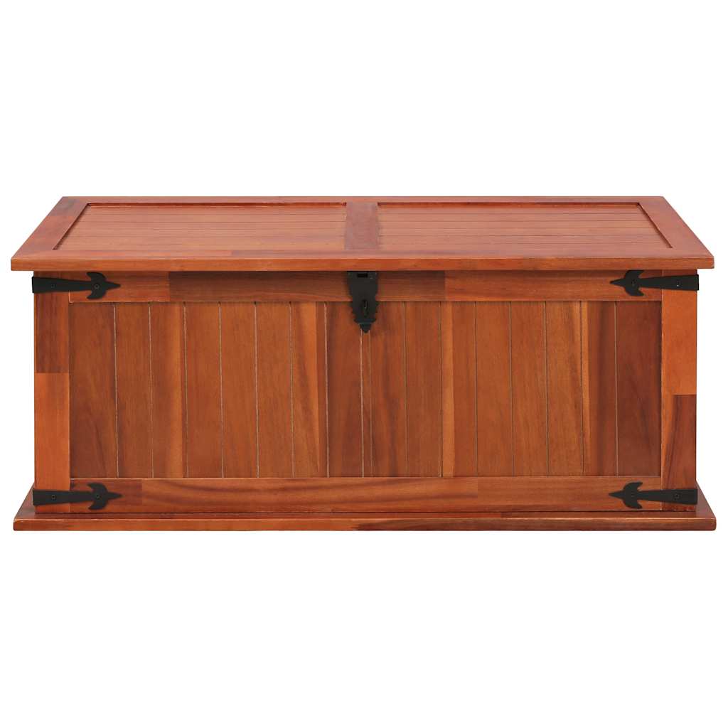 Coffre de rangement 90x45x40 cm Bois d'acacia solide - XIOS