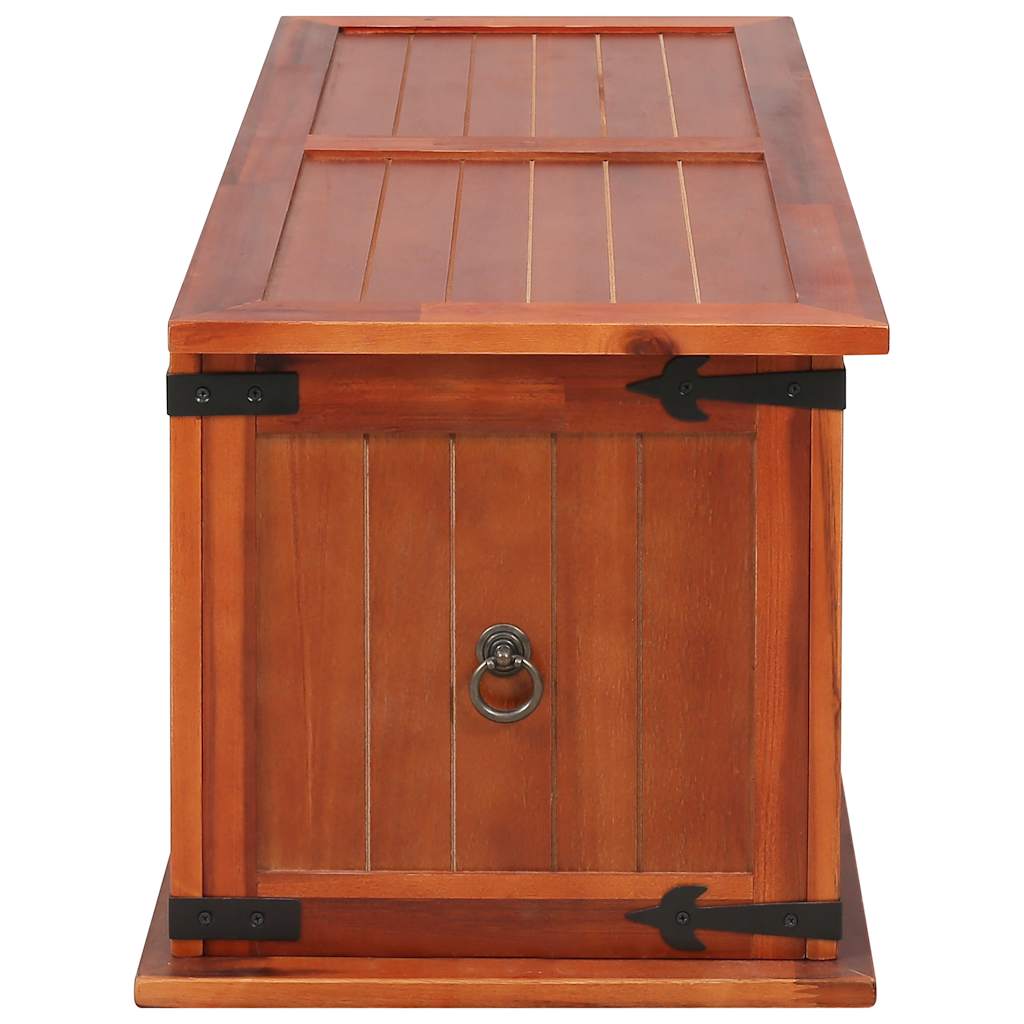 Coffre de rangement 90x45x40 cm Bois d'acacia solide - XIOS