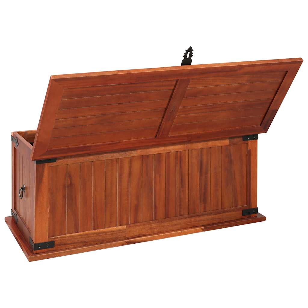 Coffre de rangement 90x45x40 cm Bois d'acacia solide - XIOS