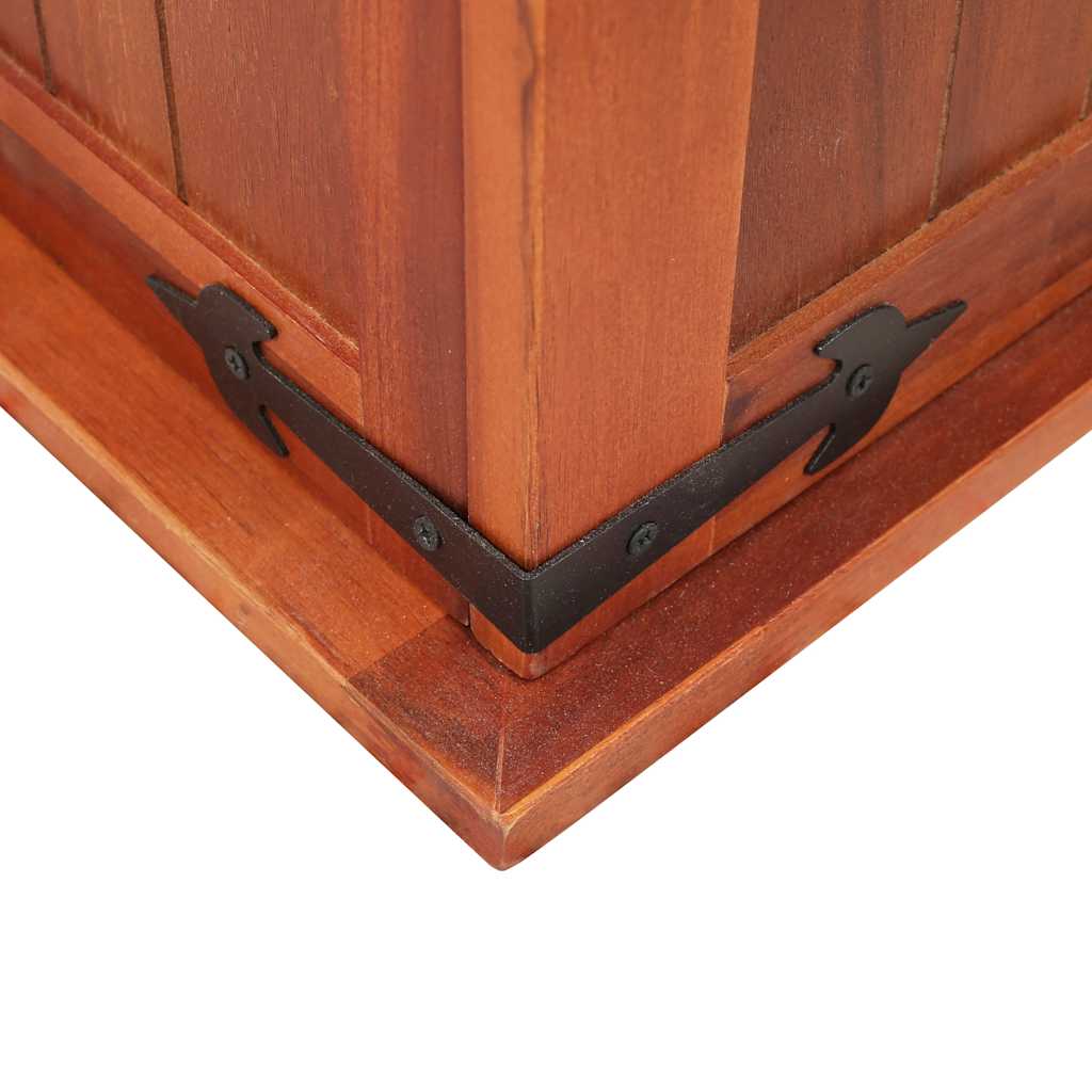 Coffre de rangement 90x45x40 cm Bois d'acacia solide - XIOS