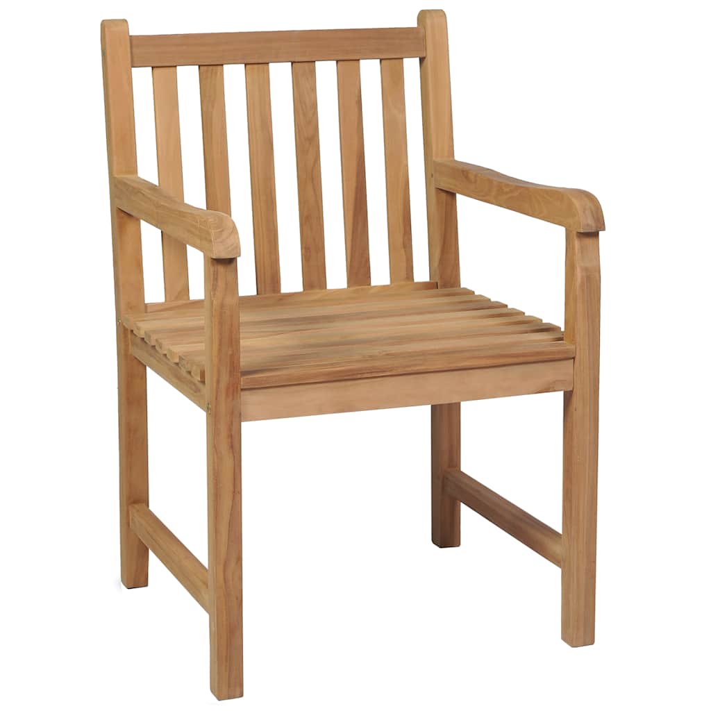 Ensemble à manger d'extérieur 5pcs Bois solide de teck