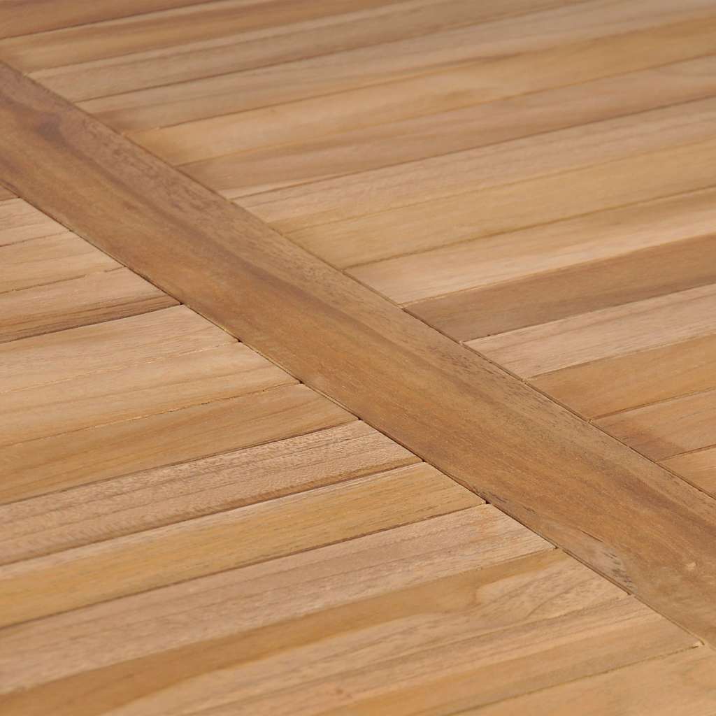 Ensemble à manger d'extérieur 5pcs Bois solide de teck