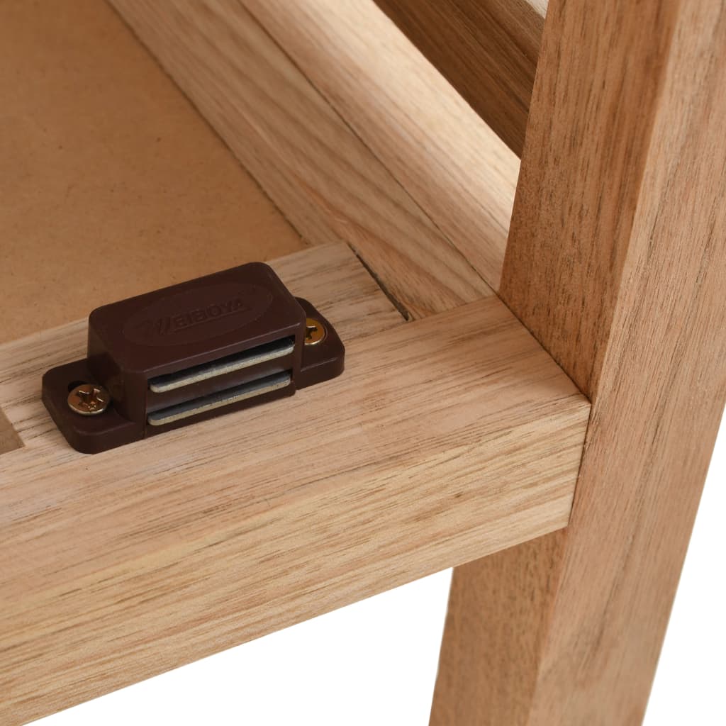 Armoire de salle de bain Bois de noyer 39,5x35,5x86 cm - XIOS