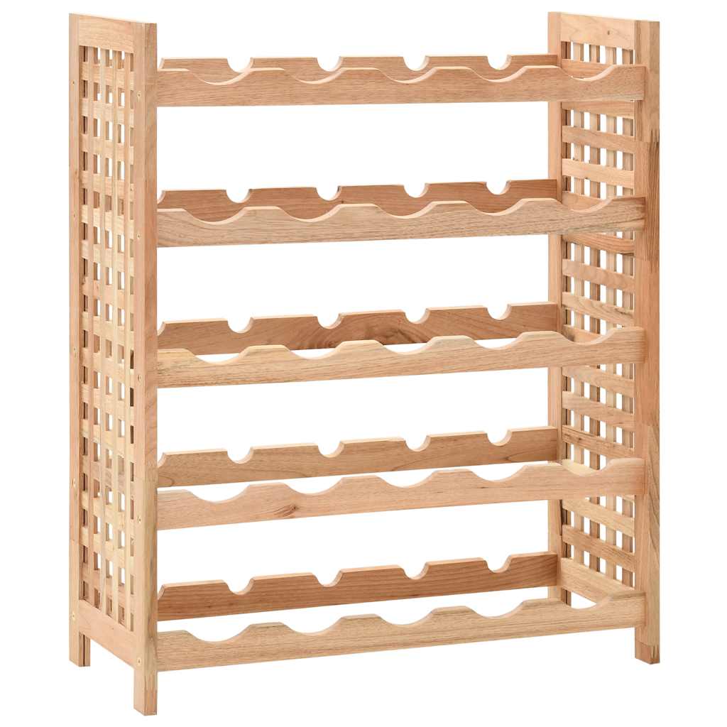 Casier à bouteilles pour 25 bouteilles Bois de noyer 63x25x73cm - XIOS