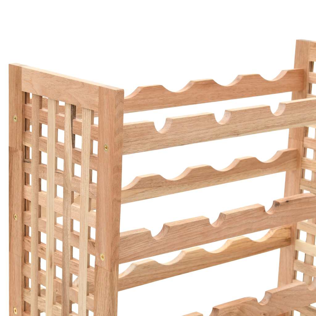 Casier à bouteilles pour 25 bouteilles Bois de noyer 63x25x73cm - XIOS