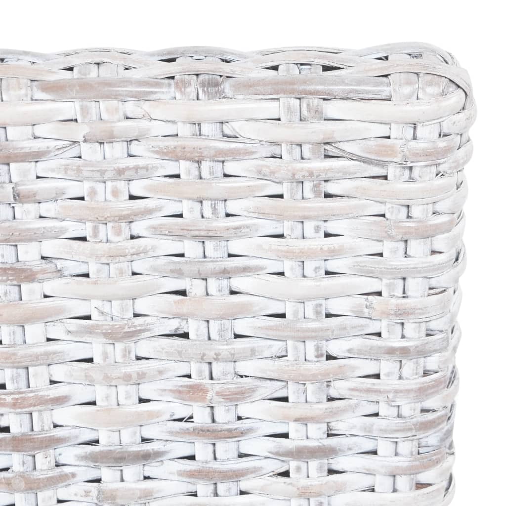 Chaise à manger lot de 6 rotin Kubu et bois de manguier - XIOS