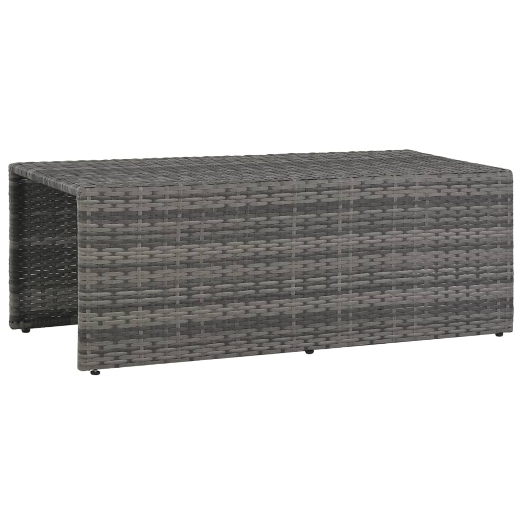Salon de jardin avec coussins 6 pcs Résine tressée Gris - XIOS