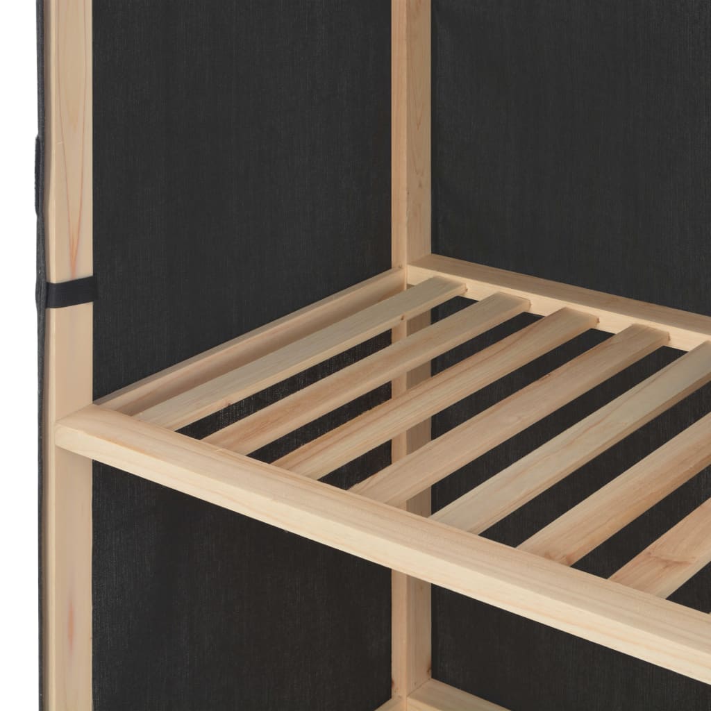 Garde-robe Gris 110 x 40 x 170 cm Tissu - XIOS