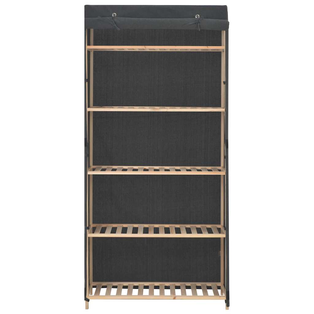Garde-robe Gris 79 x 40 x 170 cm Tissu - XIOS