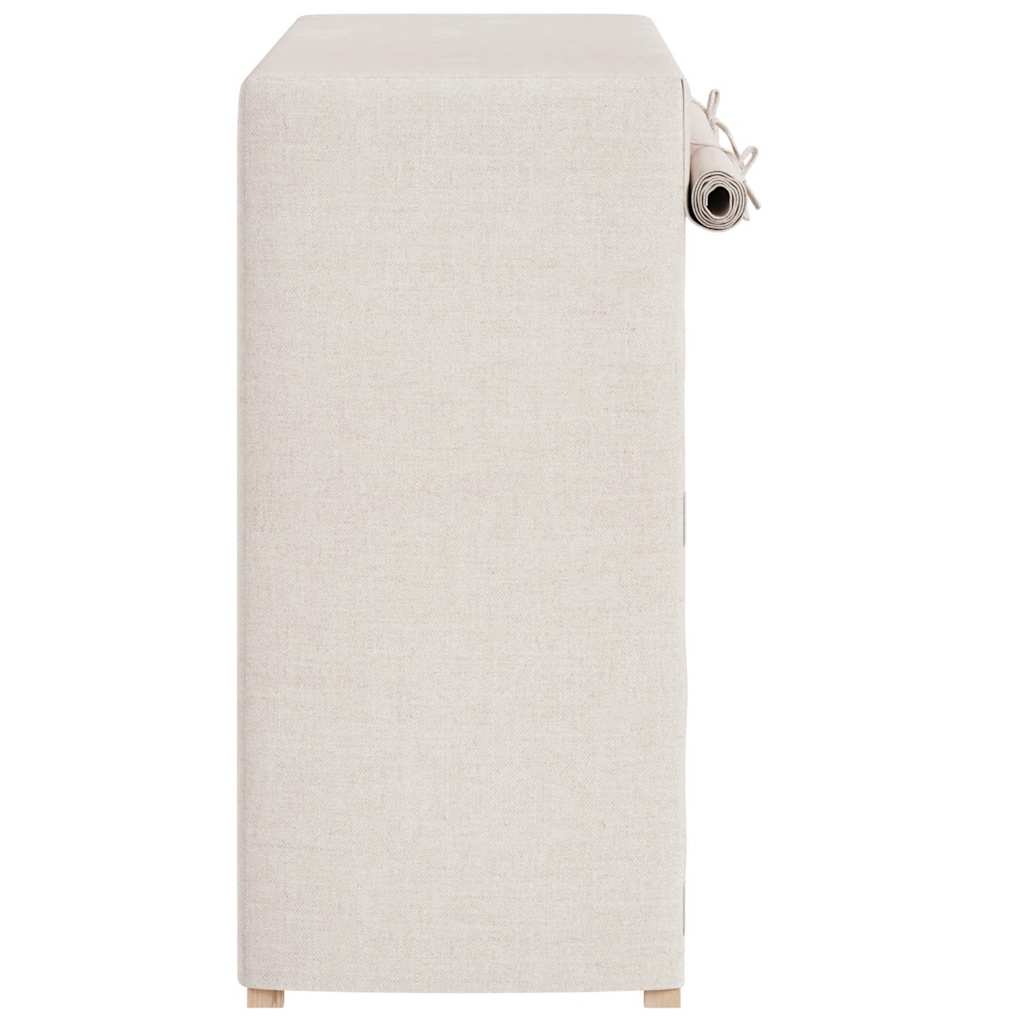 Armoire à chaussures avec housse Blanc 79x40x80 cm Tissu - XIOS