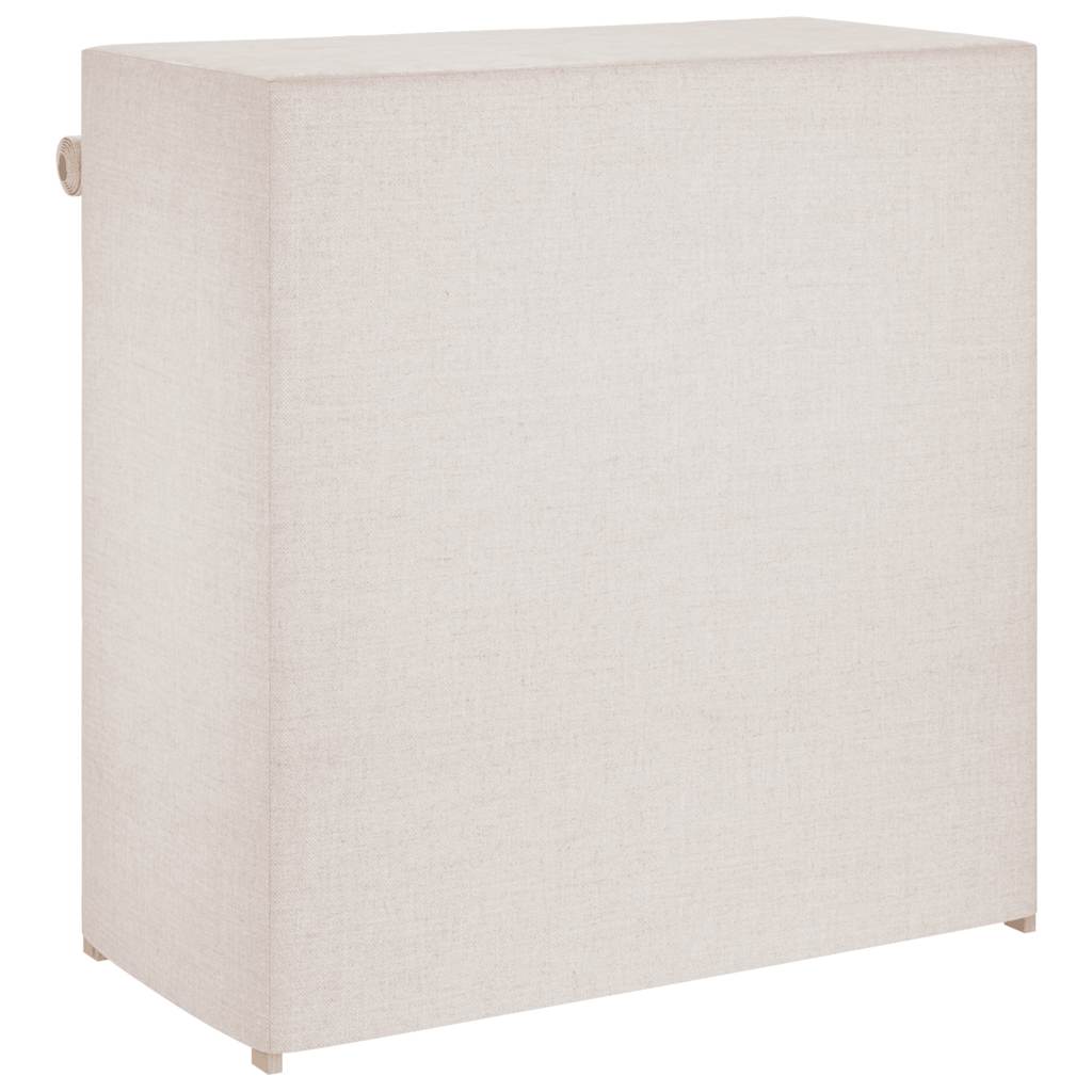 Armoire à chaussures avec housse Blanc 79x40x80 cm Tissu - XIOS