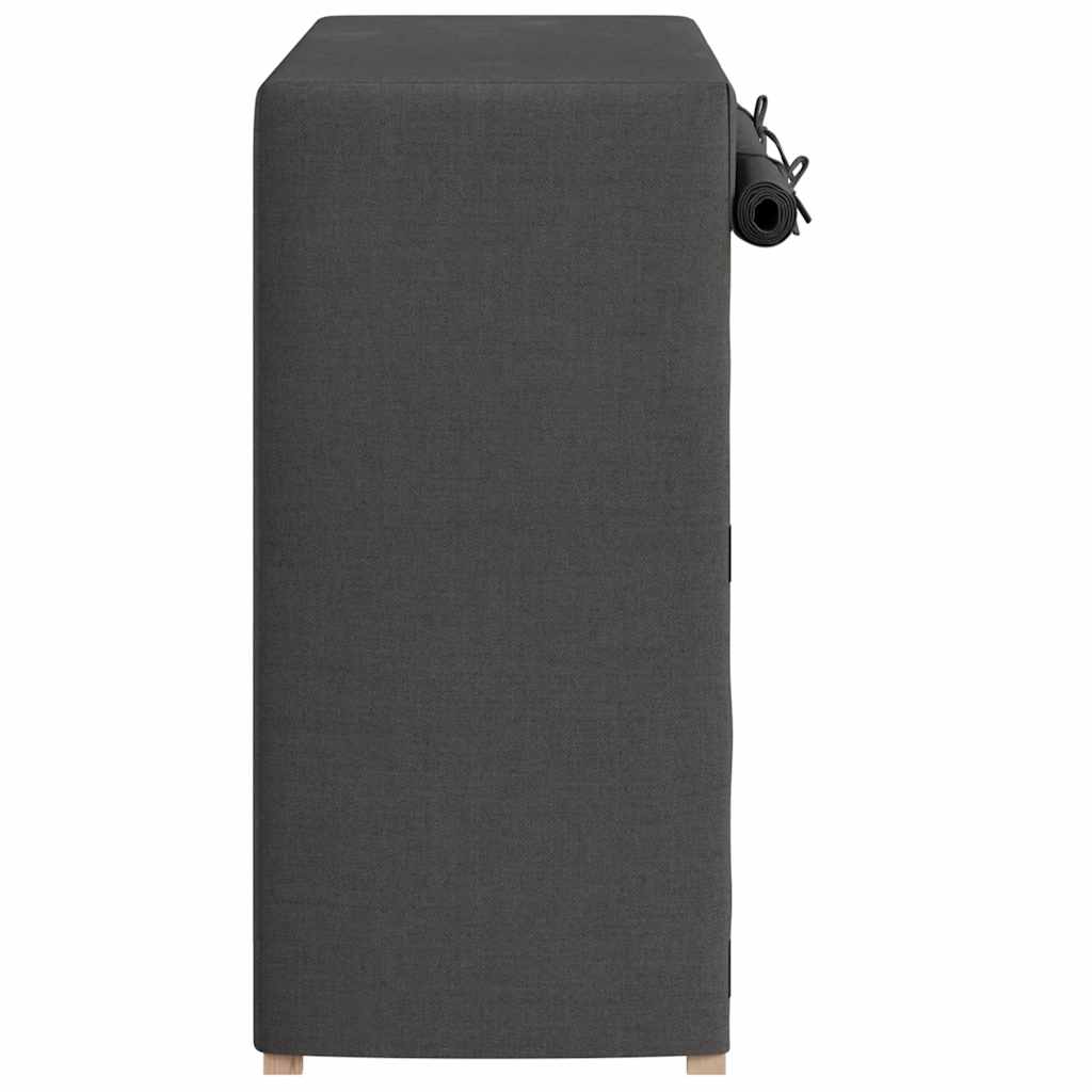 Armoire à chaussures avec housse Gris 79x40x80 cm Tissu - XIOS