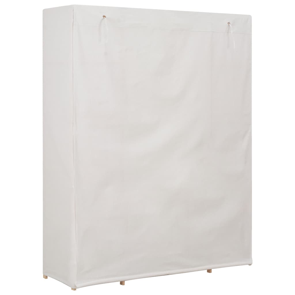 Garde-robe Blanc 135 x 40 x 170 cm Tissu - XIOS