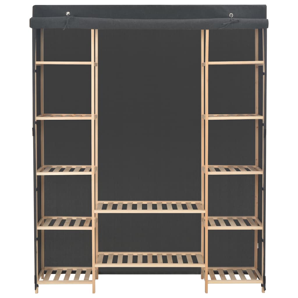 Garde-robe Gris 135 x 40 x 170 cm Tissu - XIOS