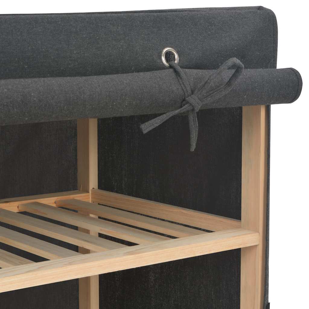 Garde-robe Gris 135 x 40 x 170 cm Tissu - XIOS