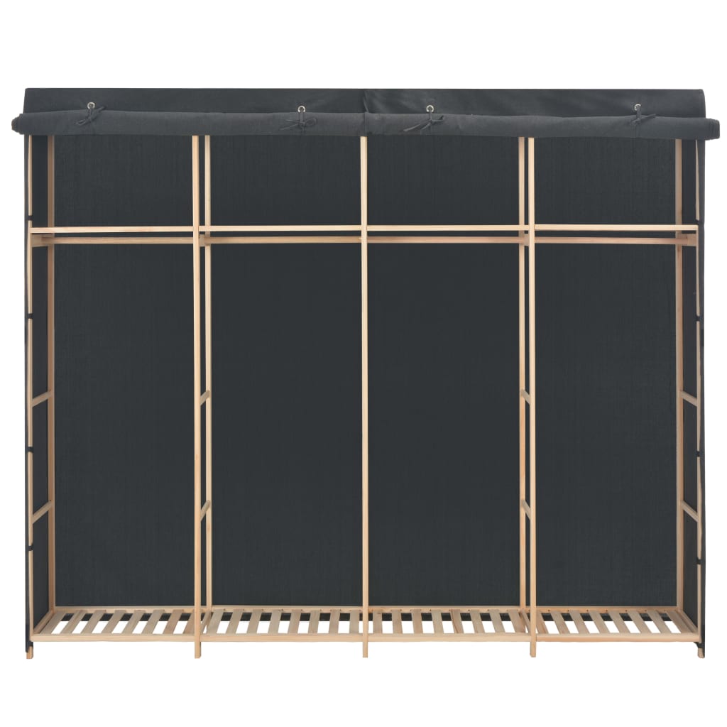 Garde-robe Gris 200 x 40 x 170 cm Tissu - XIOS