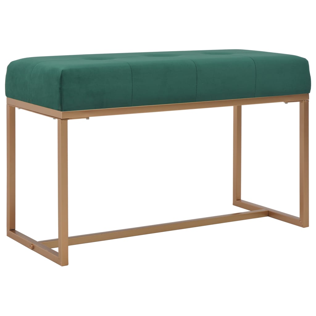 Banc 80 cm Vert Velours - XIOS