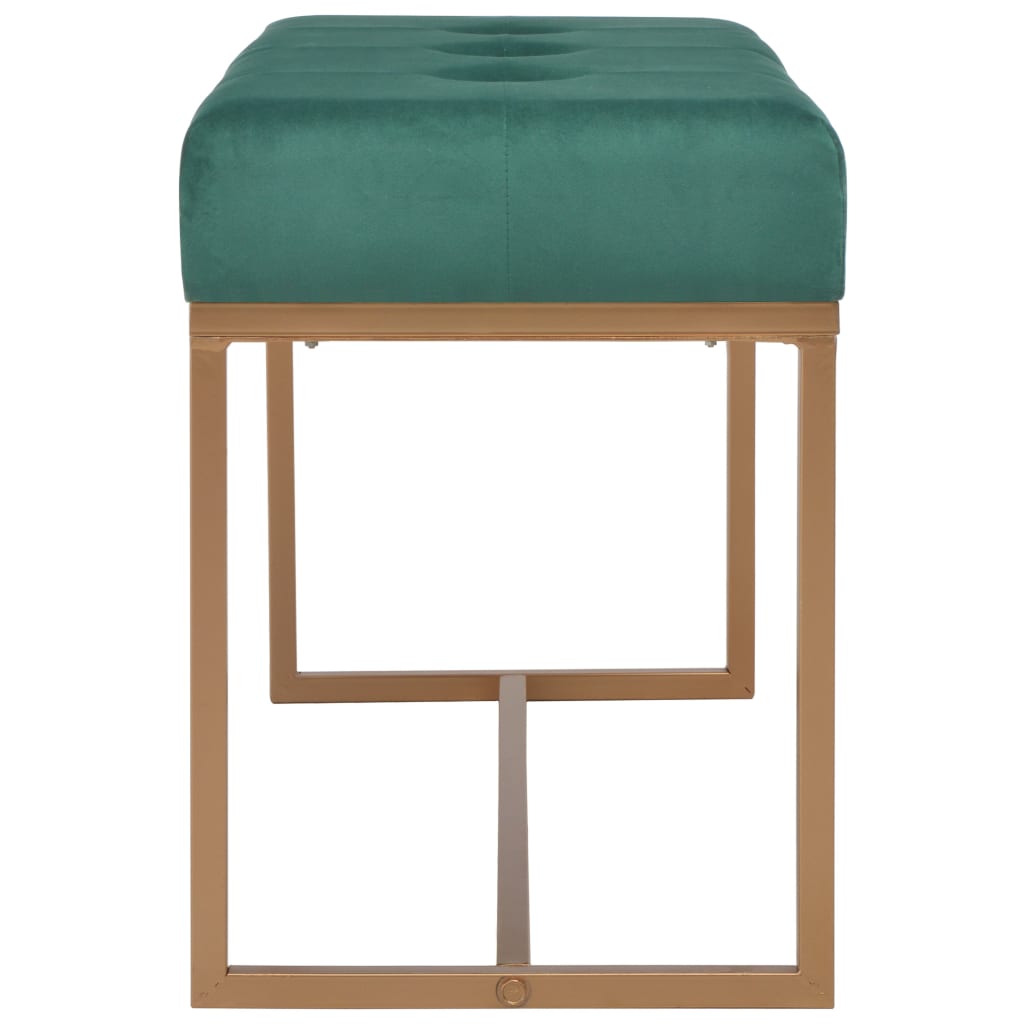 Banc 80 cm Vert Velours - XIOS