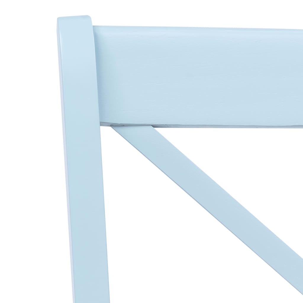 Chaises à manger lot de 4 gris et bois clair bois hévéa massif - XIOS