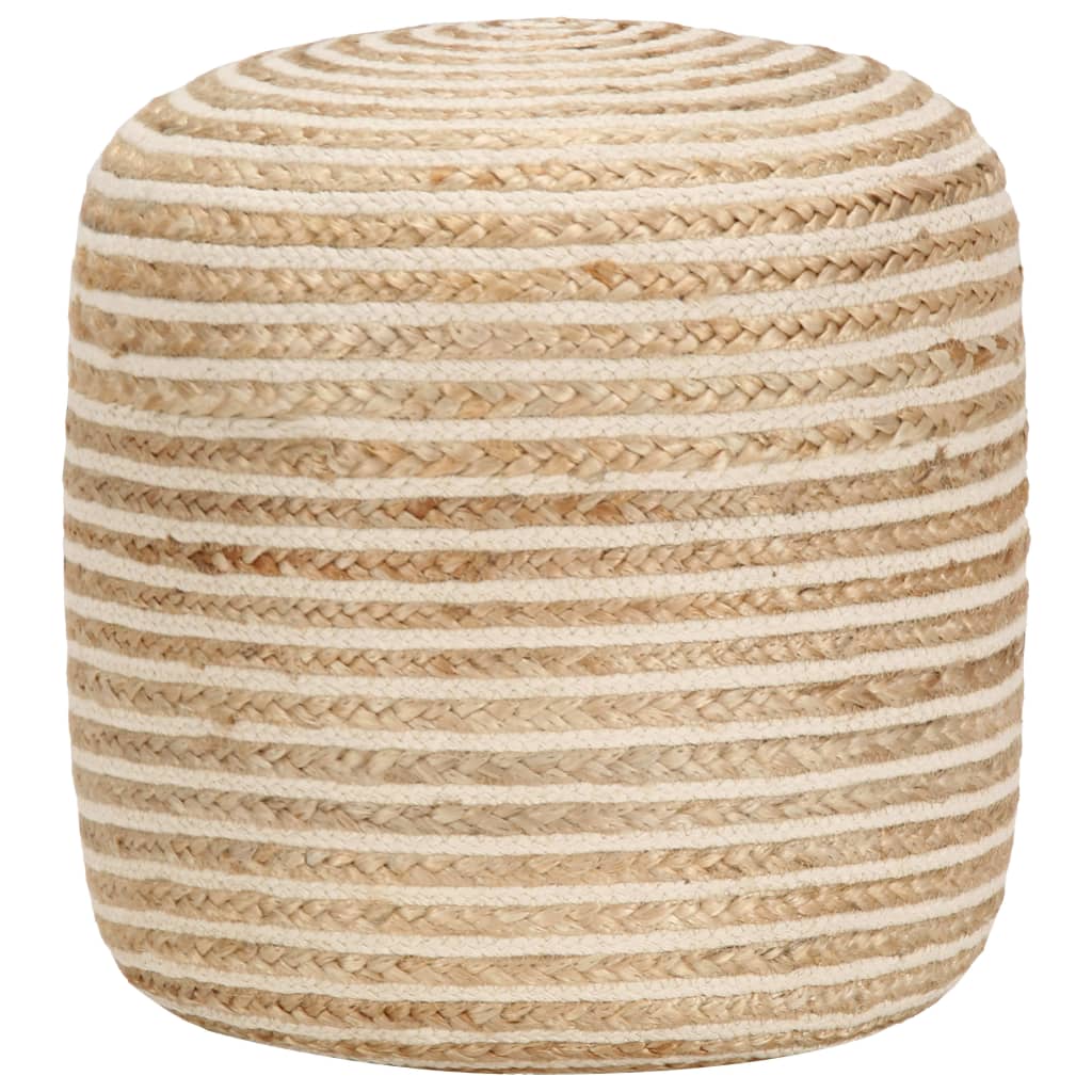 Pouf fait à la main 40 x 45 cm Jute - XIOS