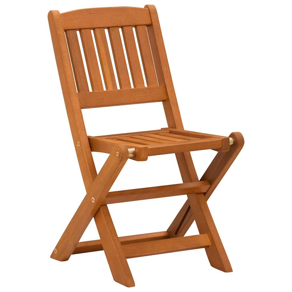 Ensemble de bistro 3 pcs pour enfants Bois d'eucalyptus solide - XIOS