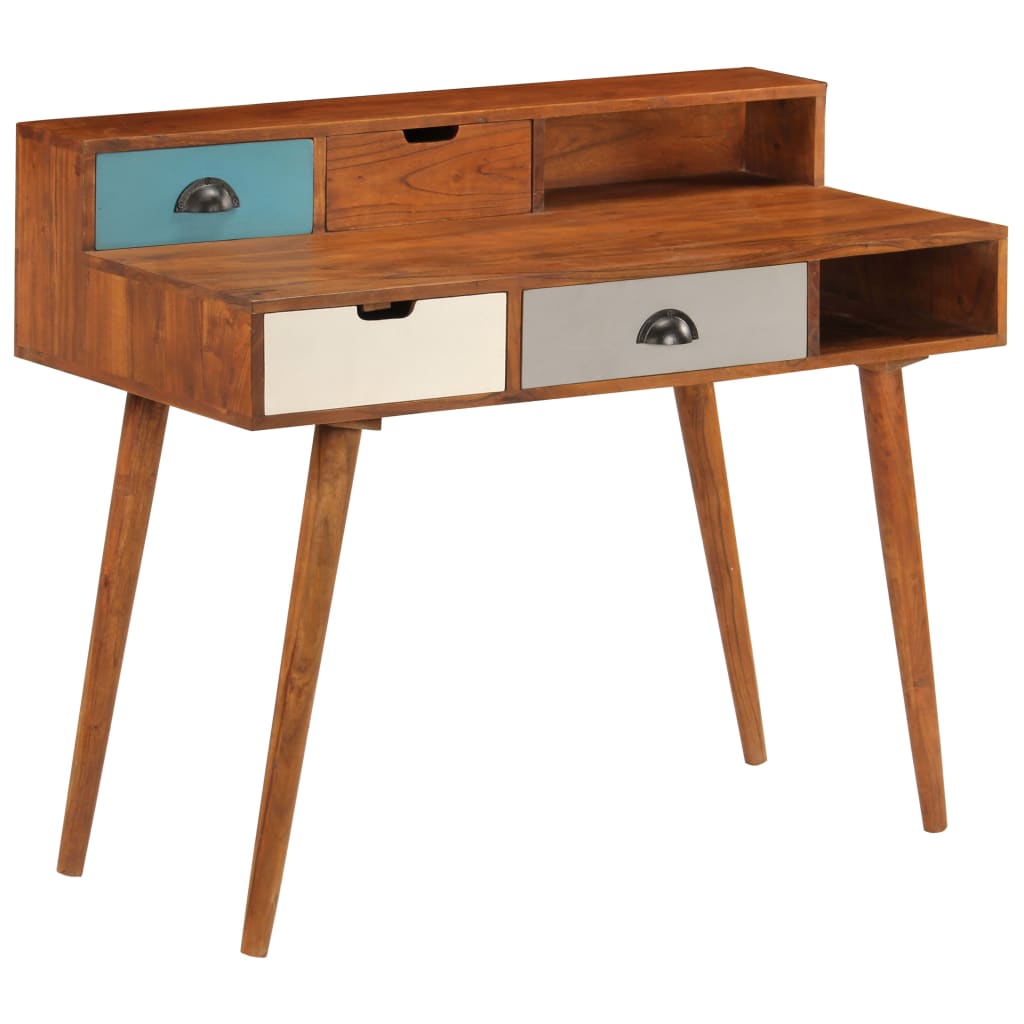 Bureau 110x50x90 cm Bois d'acacia solide - XIOS