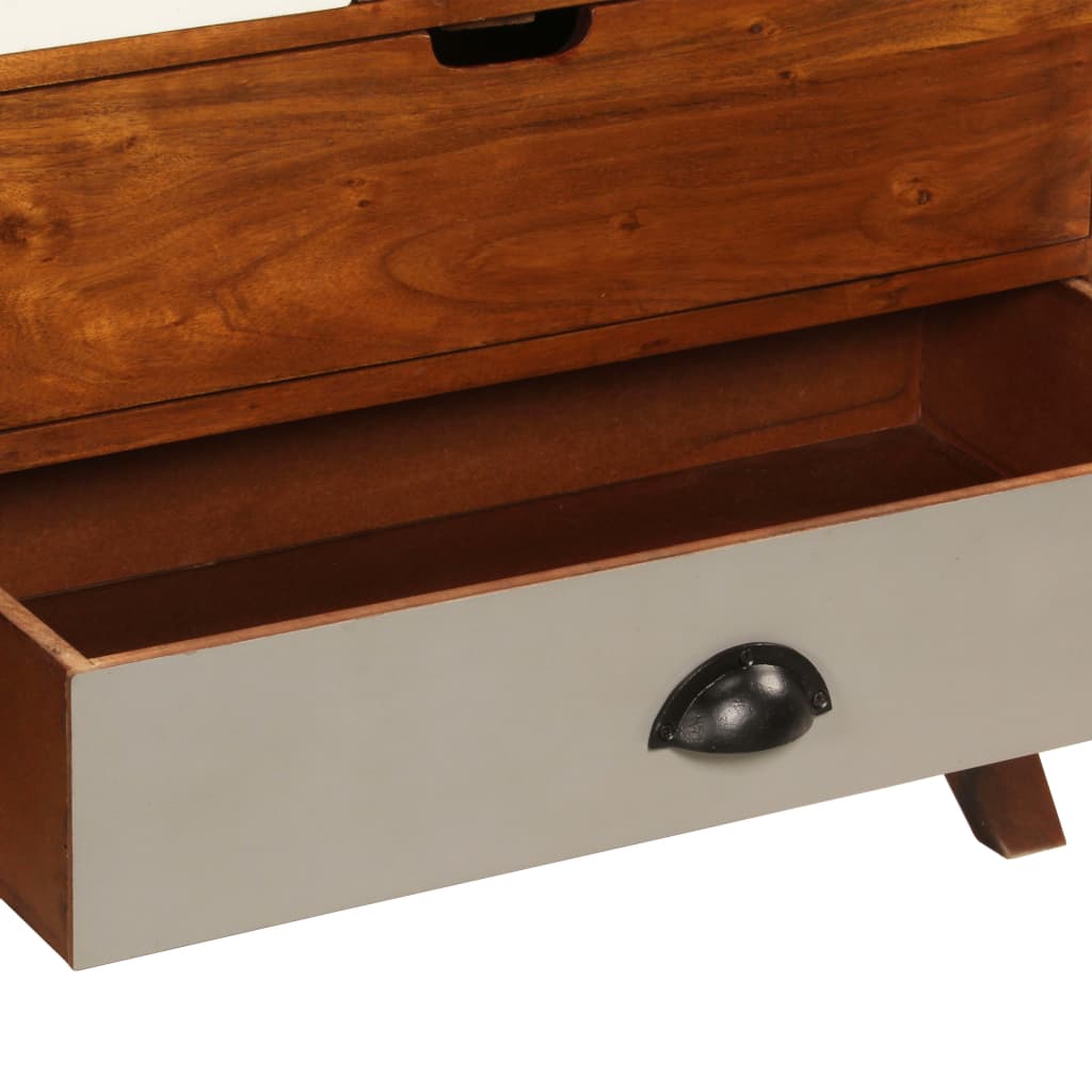 Buffet 115x35x86 cm Bois solide d'acacia - XIOS