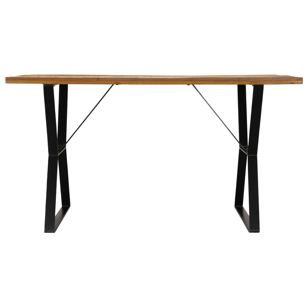 Table à manger 140x80x76 cm Bois de récupération massif - XIOS