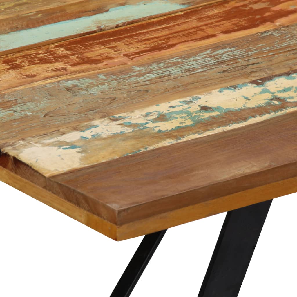 Table à manger 140x80x76 cm Bois de récupération massif - XIOS