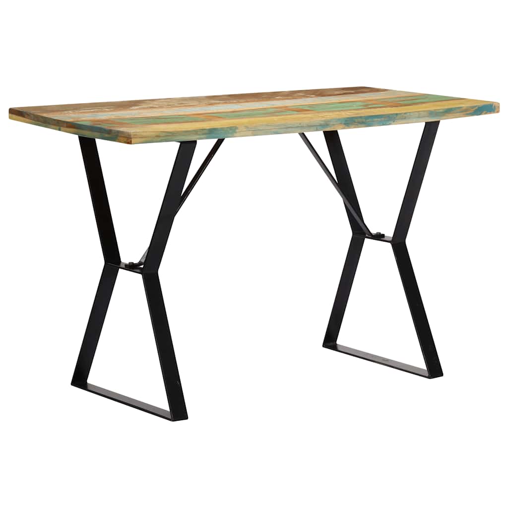 Table à manger 120x60x76 cm Bois de récupération massif - XIOS