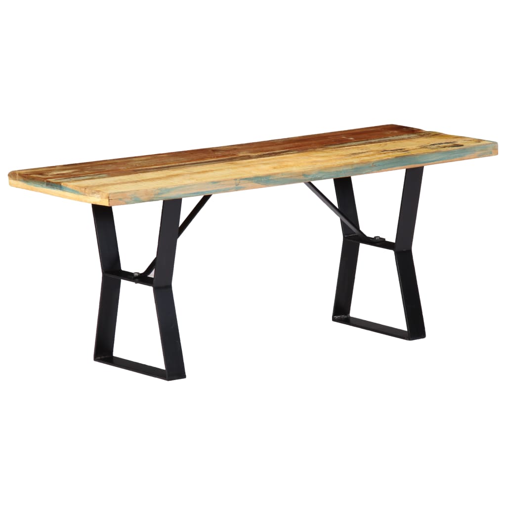 Banc 110 cm Bois de récupération massif - XIOS