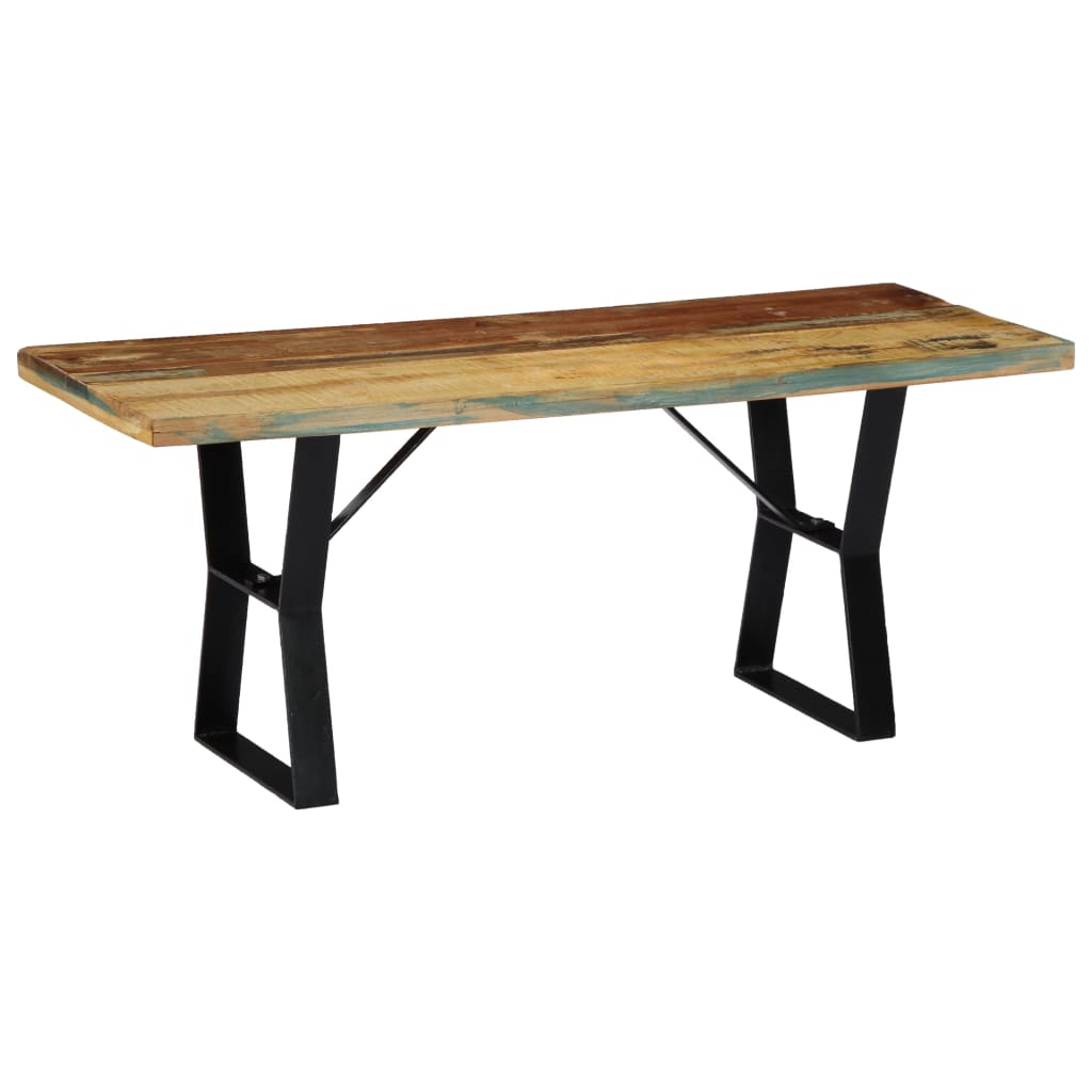 Banc 110 cm Bois de récupération massif - XIOS