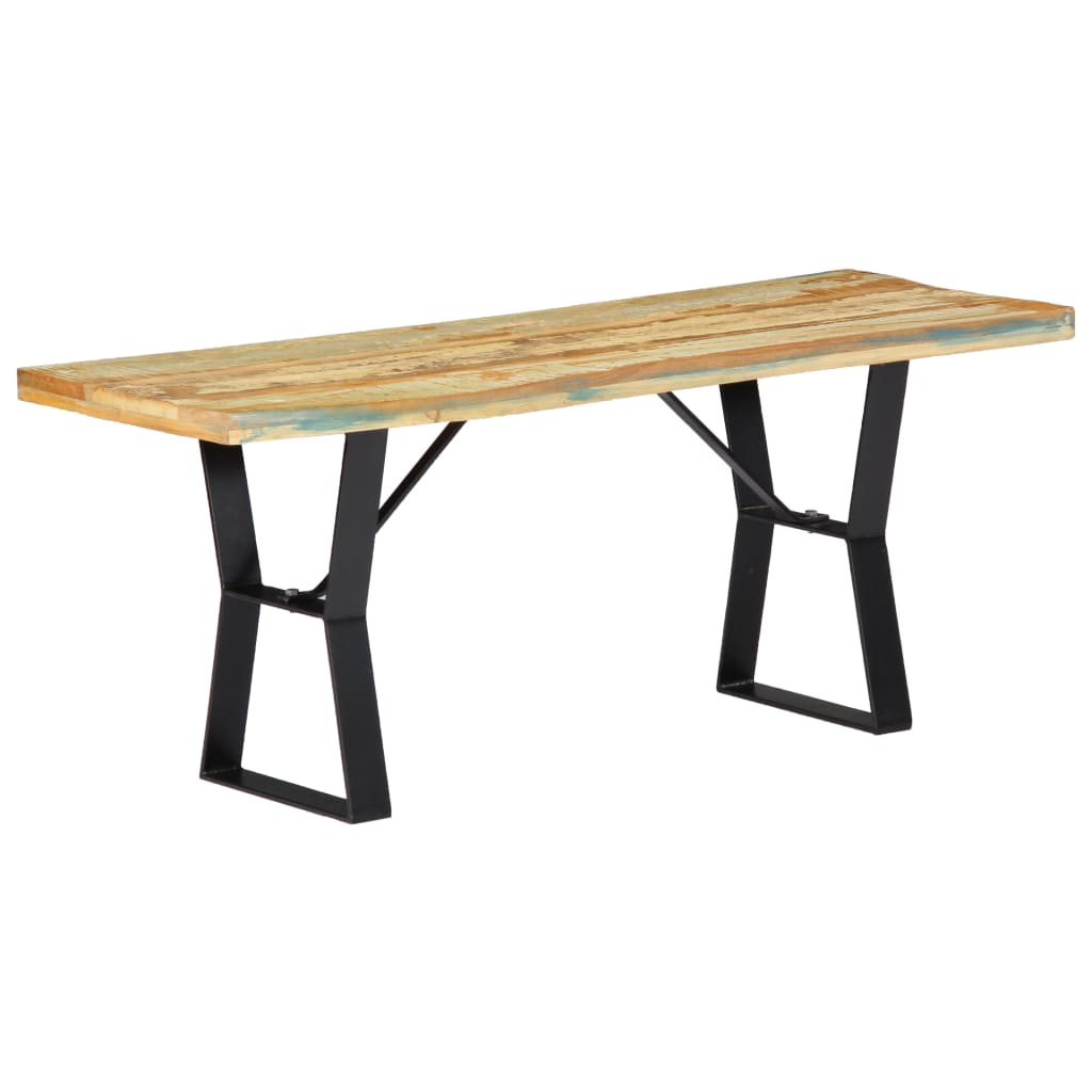 Banc 110 cm Bois de récupération massif - XIOS