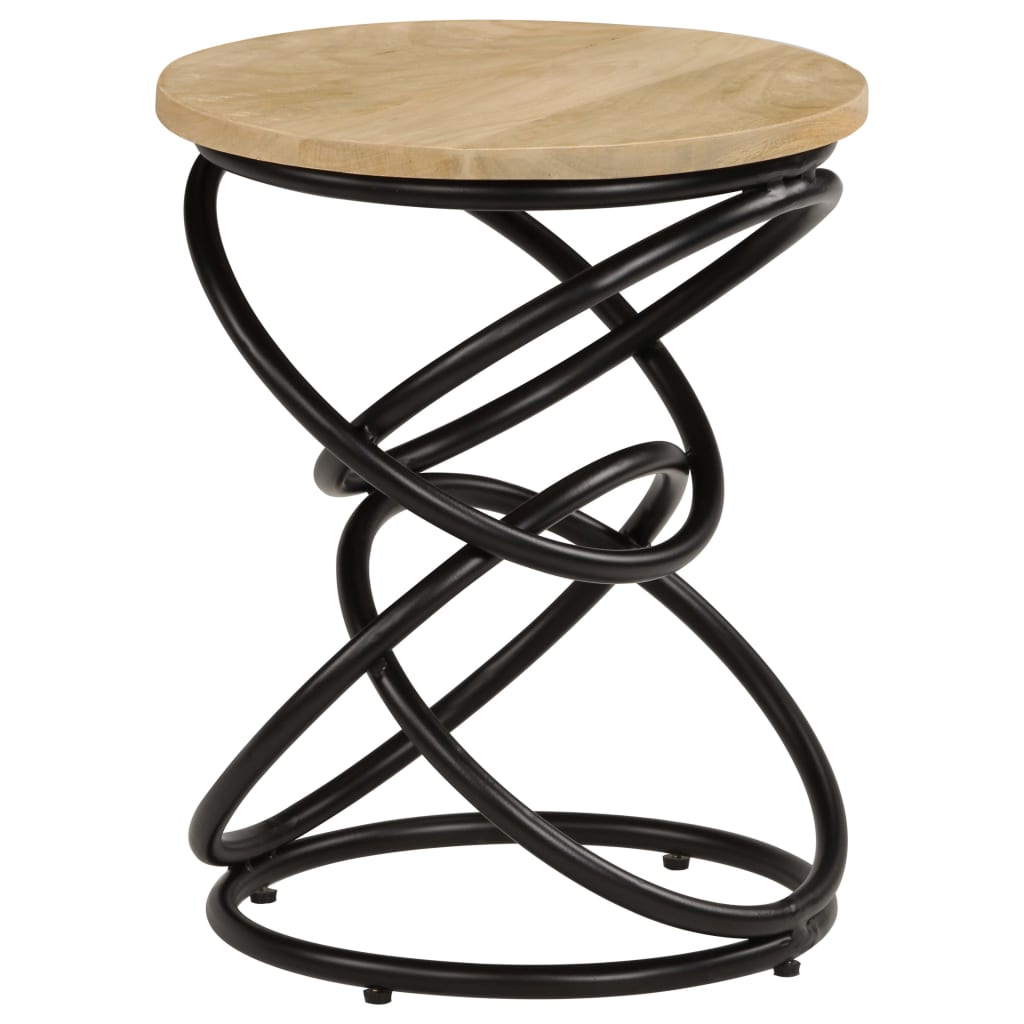 Table d'appoint Bois de manguier solide 40x50 cm - XIOS