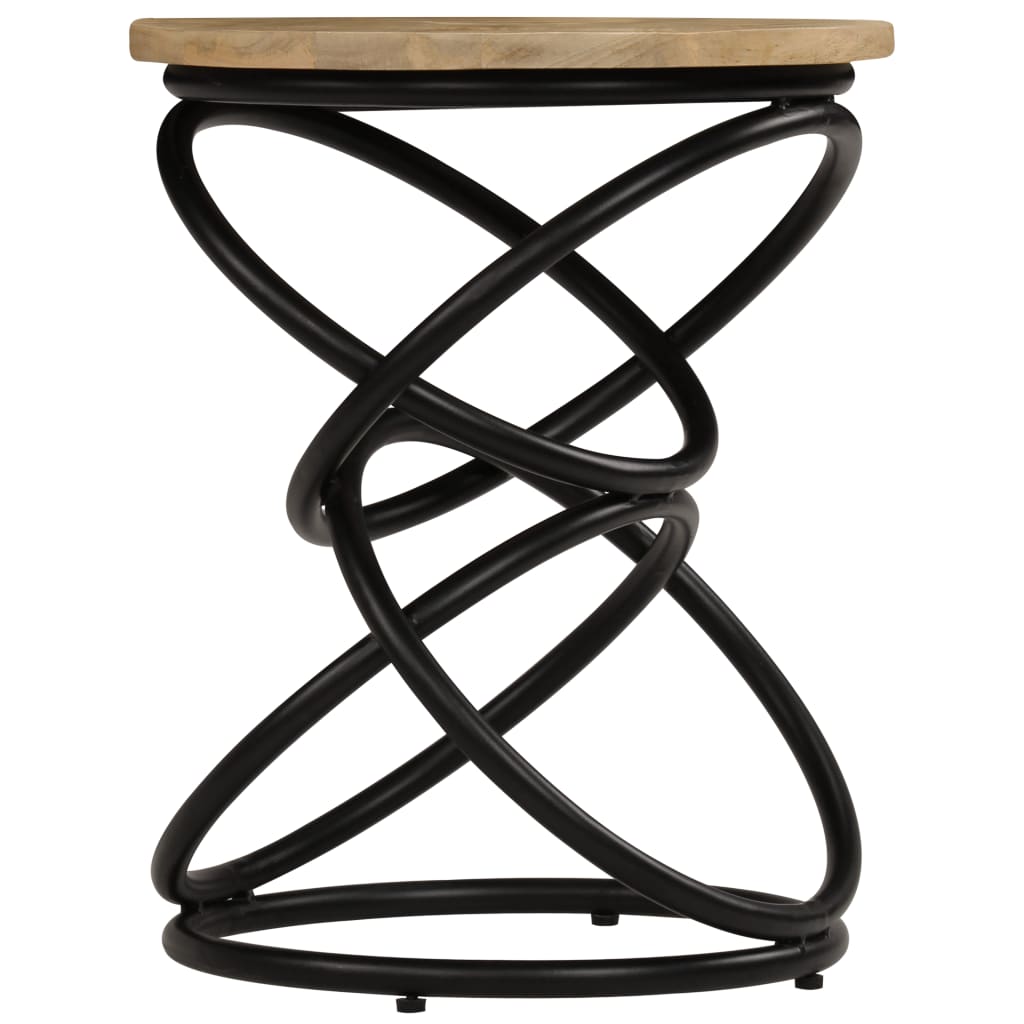 Table d'appoint Bois de manguier solide 40x50 cm - XIOS