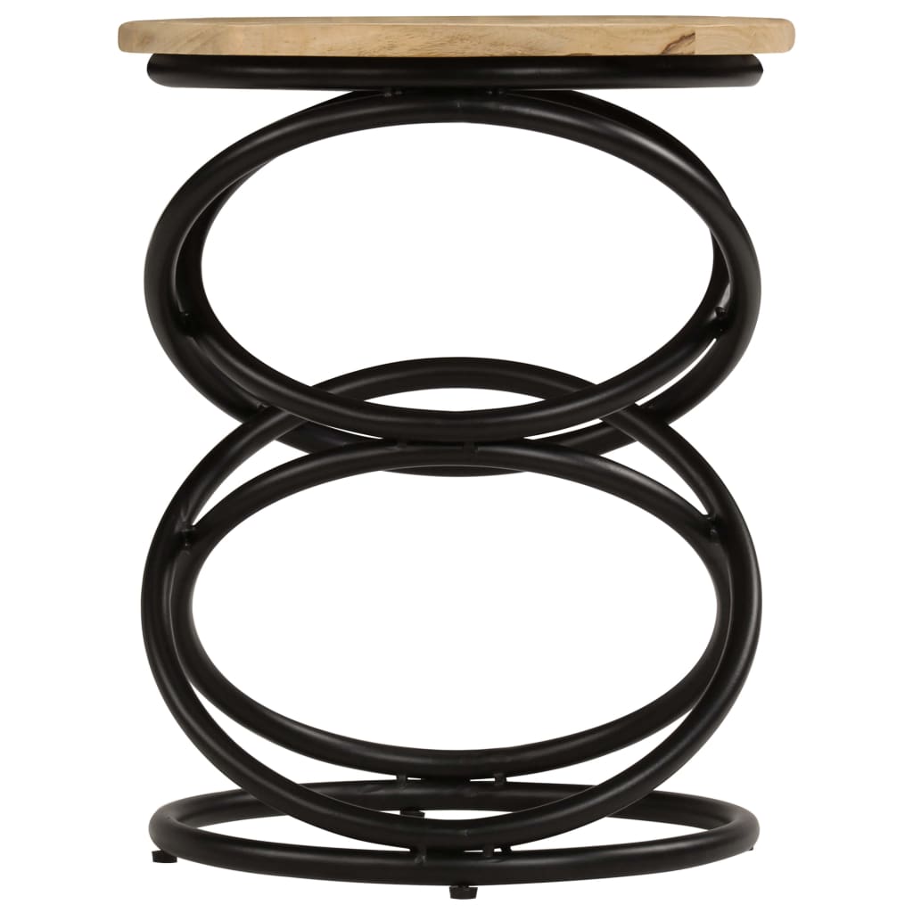 Table d'appoint Bois de manguier solide 40x50 cm - XIOS