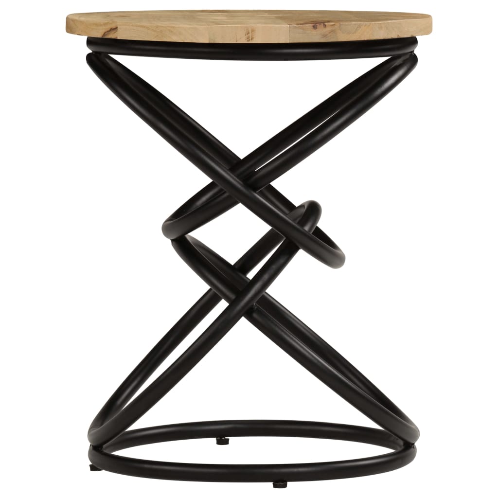 Table d'appoint Bois de manguier solide 40x50 cm - XIOS