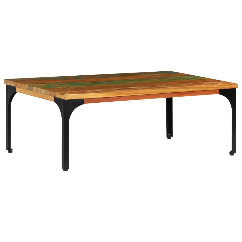 Table basse 100x60x35 cm Bois de récupération solide - XIOS