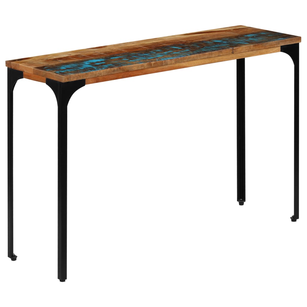 Table console 120 x 35 x 76 cm Bois de récupération massif - XIOS